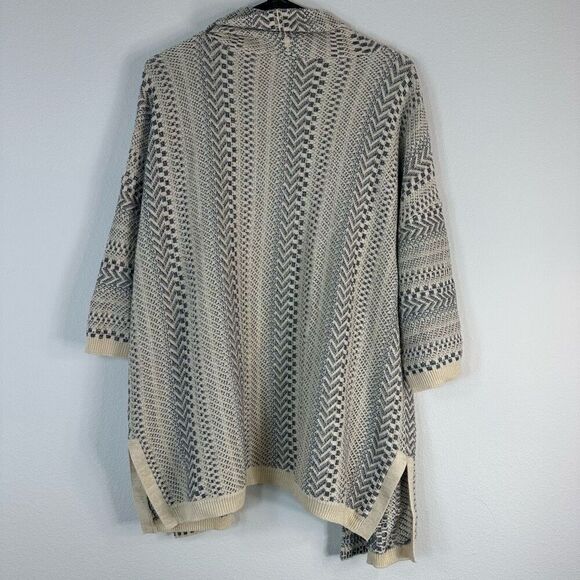 Soft Surroundings Boho Knit Open Front Cardigan Pockets Womens Large Casual Chic - Picture 2 of 10